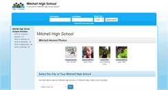 Desktop Screenshot of mitchellhighschoolalumni.org
