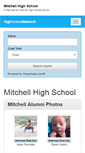 Mobile Screenshot of mitchellhighschoolalumni.org